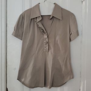 New York & Company Ruffle Blouse